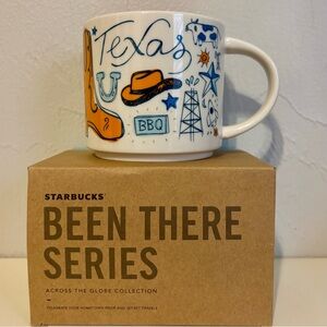 Starbucks Texas Been There Series BTS 14oz Ceramic Coffee Mug Retired NIB